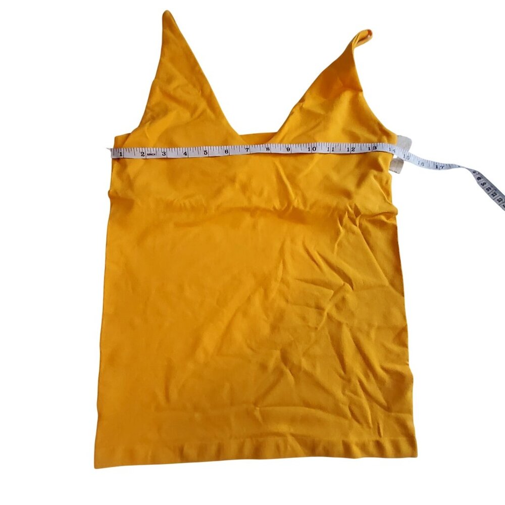 Free People Intimately Womens Yellow V-Neck Seamless Tank Top  Size  L-XL - Picture 4 of 9